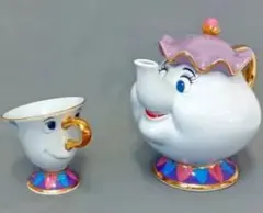 ポット夫人＆チップ ティーセット（箱なし）