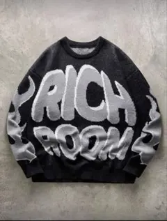 新品 未使用 ベーシック ニット セーター 長袖 秋冬 メンズ／レディース