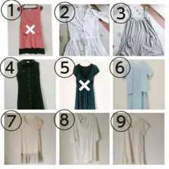 ワンピース　7種類