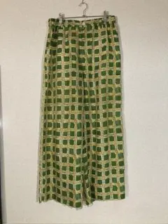【希少】MARNI 23AW / SILK CHECK WIDE PANTSのサムネイル
