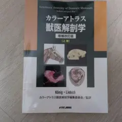 カラーアトラス獣医解剖学 下巻 獣医 動物看護 - メルカリ