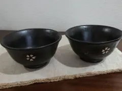☆新品未使用☆　桜の飯茶碗　ペアセット