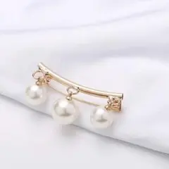 【即日発送‼️】ブローチ　パールゴールド　入学式卒業式コサージュビジュー入園式