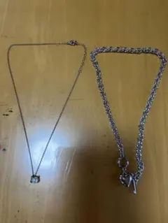 シルバーネックレス2点セット
