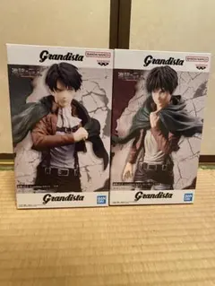 進撃の巨人 Grandista リヴァイ　エレン・イェーガー フィギュア
