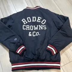 RODEO×Champion コラボ 限定 スタジャン裏ボア ジャケット