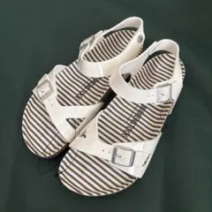 BIRKENSTOCK サンダル ホワイト ストライプ　Rio リオのサムネイル