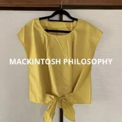 美品☆MACKINTOSH PHILOSOPHYからし色カットソーブラウスのサムネイル