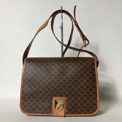 2511-224｜セリーヌ ショルダーバッグ ブラウン マカダム ガンチーニ