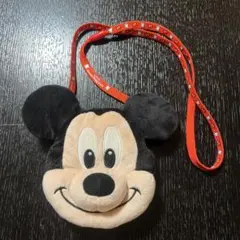 ミッキーマウス 耳付きポーチ