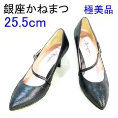 ✨極美品✨銀座かねまつ パイソン メリージェーン パンプス 25.5cmのサムネイル
