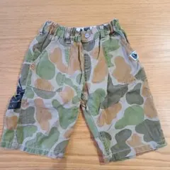 XLARGE KIDS 迷彩柄 ハーフパンツ 110