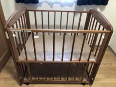 ベビーベッド KATOJI 良品 組み立て簡単のサムネイル