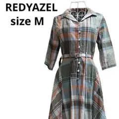REDYAZEL レディアゼル レディース チェックワンピース M ロングワンピ