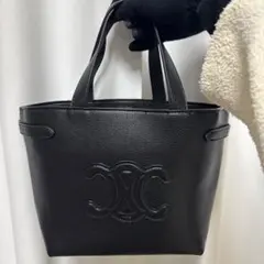 セリーヌ CELINE トリオンフ トートバッグ 黒 ノベルティ