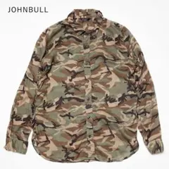 JOHNBULL 迷彩 シャツ ミリタリー カモフラ やわらか素材」のサムネイル