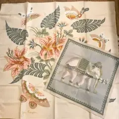 Jim Thompson ジムトンプソン・大判スカーフとハンカチセット