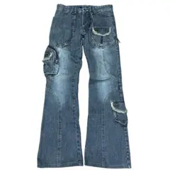 00s InTheAttic ガスマスク 鬼ギミック フレア カーゴパンツ