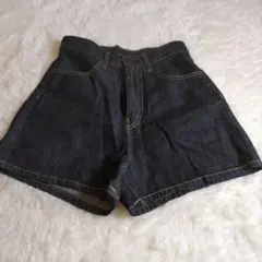 WEGO　ウィゴー　デニムショートパンツ　ブラック　ギャル　S　レディース