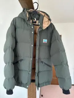 ダウンジャケットカーキ