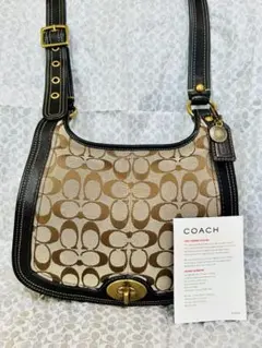 COACH Archive Shoulder Bag Signature 極美品