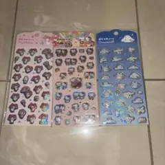 サンリオ ぷくっとシール 3枚セット マイメロ ハローキティ シナモロールのサムネイル