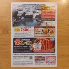 ④　群馬　伊東園ホテルズ　はなの金曜日割引1枚　お誕生日割引1枚　伊藤園ホテル