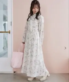 マジェスティックレゴン 2025 福袋 ボウタイフラワーワンピース