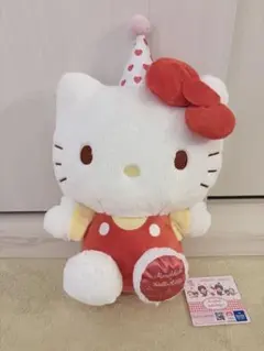 アニバーサリー　超BIGぬいぐるみ　モンチッチ×ハローキティ 約40cm