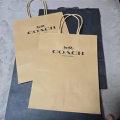COACH ショップ袋2枚セット