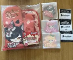 ホロライブ エニマイくじ 大神ミオ賞 鍋敷き＆ミトン ラバーチャーム セット