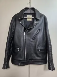 666レザー　LJM-8 フロントフラップ ライダースジャケット
