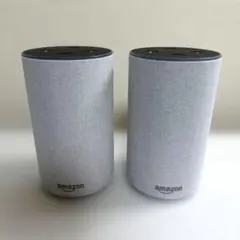 Amazon Echo 第2世代 2台セット サンドストーン スマートスピーカーのサムネイル