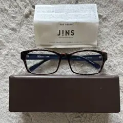 Tsubasa x JINS ブラウンメガネ