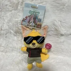 上海ディズニー　ズートピア　フィニック　ぬいぐるみキーチェーン
