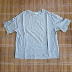 ikka クルーネック 半袖Tシャツ ライトグレー Lのサムネイル