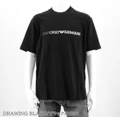 EMPORIO ARMANI ロゴTシャツ ブラック