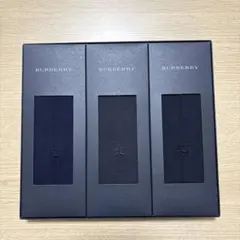 BURBERRY メンズソックス 25-26 3足セット　ブランドソックス