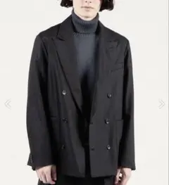 トゥモローランド　シェットランドウール ダブルブレステッド6Bジャケット