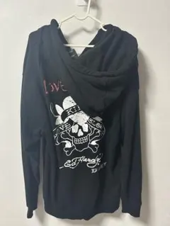 Ed Hardy スカルデザイン パーカー　y2k エドハーディーのサムネイル