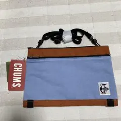 CHUMS チャムスショルダーバッグ 青/オレンジ