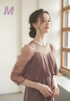 3★新品タグ付き★ドリードール　ギャザースリーブIラインドレス　M