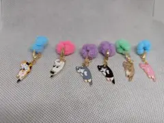 傘識別のキーホルダーにいかがでしょうか。6個セット