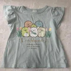 すみっコぐらし ライトブルー キャラクターTシャツ