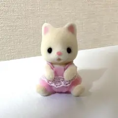 シルクネコの赤ちゃん シルバニアファミリー ピンク