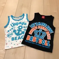 タンクトップ 90㎝ (2枚)