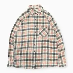 BILLABONG ビラボン チェック柄 ネルシャツ ピンク系 Sサイズ