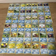 【38】ポケモンカード 旧裏面 水タイプ まとめ売り 42枚