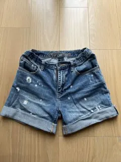 GAP Denim ダメージ加工ショートパンツ Kids160