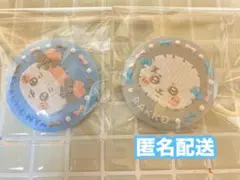 ちいかわ刺繍缶バッジビスケット2 古本屋とラッコ